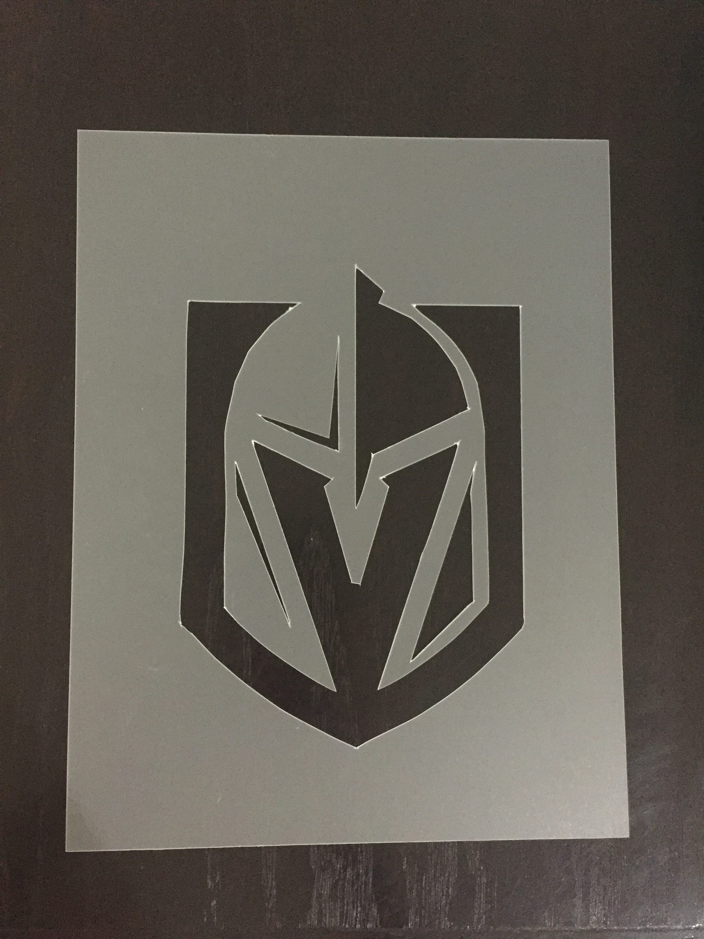 DIY VGK Logo Stencil VGK Ladies